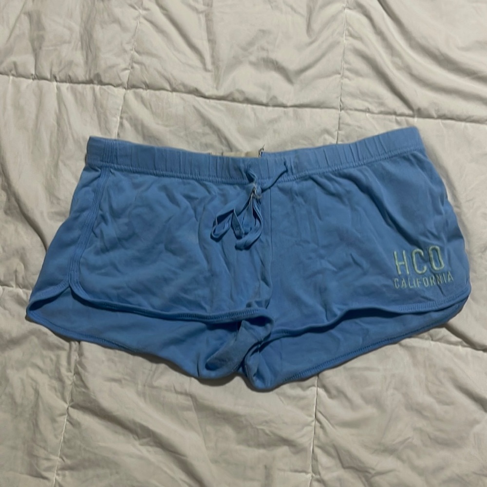 Y2k micro shorts hollister small blue